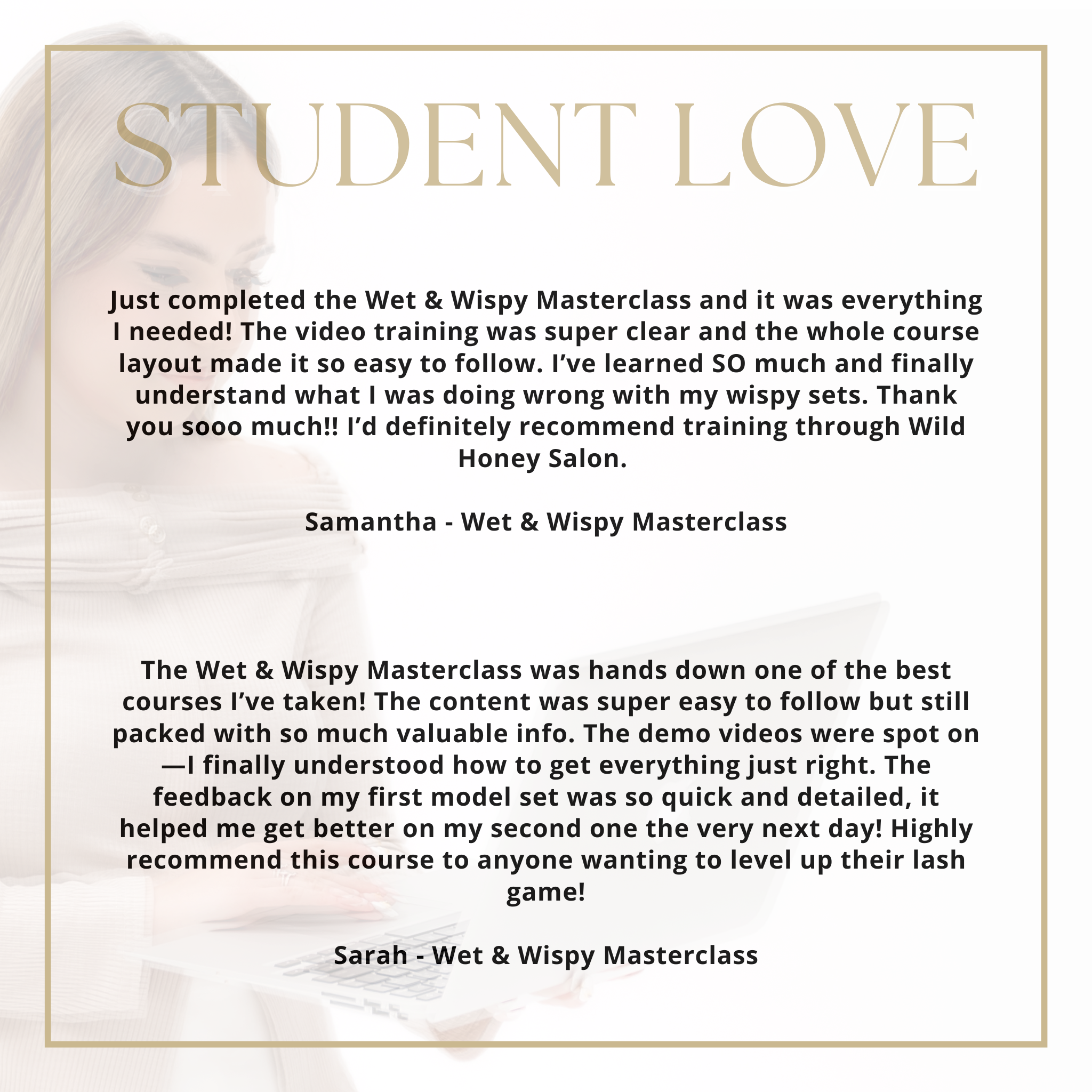 CUSTOMISED WISPY MASTERCLASS